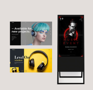 Indoor Digital Signage Commercial Advertising Digital Poster