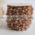 57M Imitation Pearl Beaded Garland by Roll for Wedding Decoration