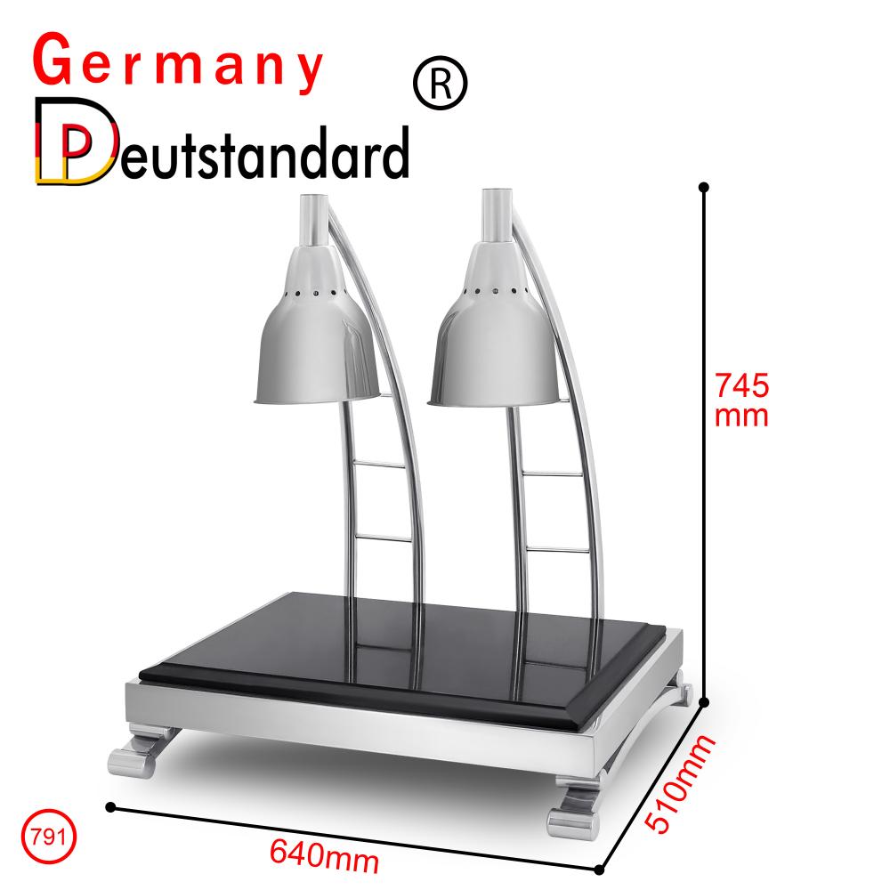 2 Kopfnahrungsmittelwärmerlampe