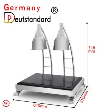 2 Kopfnahrungsmittelwärmerlampe