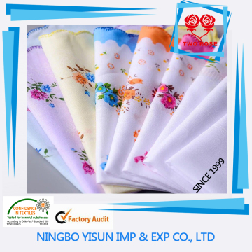 wholesale different designs men and ladies 100% polyester soft Handkerchief.