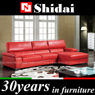 cheap genuine leather sofa / cow leather sofa / sofa in leather 980