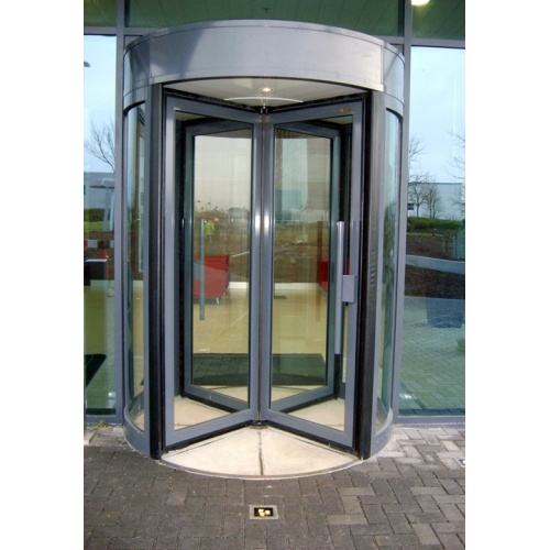 Drum Wall Load-bearing for Four-wing Revolving Doors