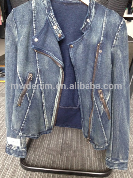 Knitted Denim 96%cotton 4%spandex elastic knit india import fabric