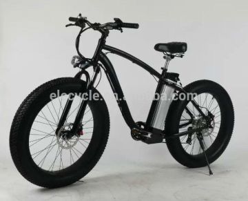 26 inch alloy electirc snow bicycle, electic montain bike fat tires electic snow bike