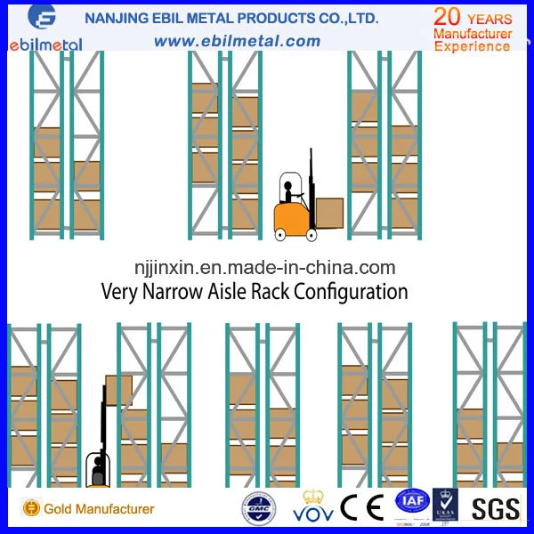 High Density Steel Vna Pallet Racking