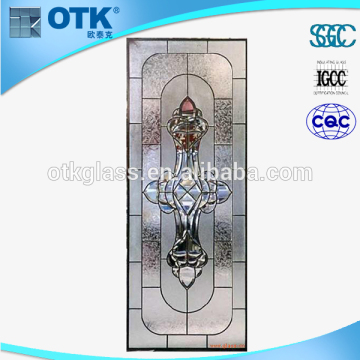 High quality cheap decorative glass panels for windows