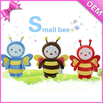 Colourful Bumble bee bear plush toys,bee stuffed toy