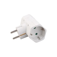 EU Europe Adapter for Germany - 2-Way Plug Power Adapter