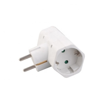 EU Europe Adapter for Germany - 2-Way Plug Power Adapter