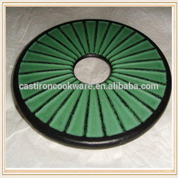 2014 New Coloful Enamel Cast Iron Teapot Tablemat