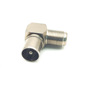 TV Coaxial Plug to F Female Connector Adaptor