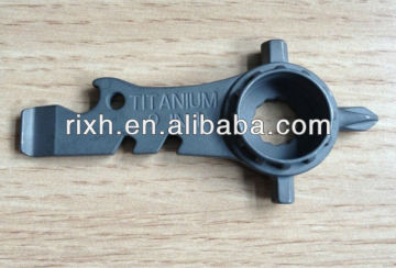 Titanium casting bicycle tool,outdoor titanium hand tools