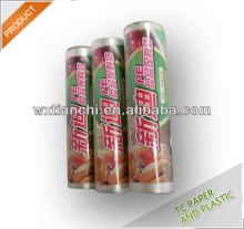 plastic rolls bag PE preservation kits bags rolls food freshness protection package in white