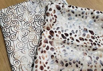 Polyester Foil Fabric for Sofa Cover Furniture Textile