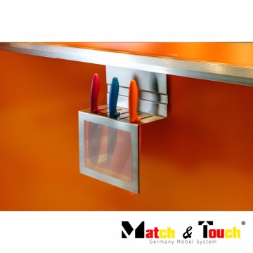 Deluxe Kitchen Transparent Glass Knife Rack