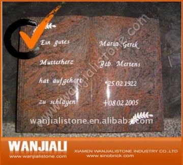 Germany Granite Book Tombstone