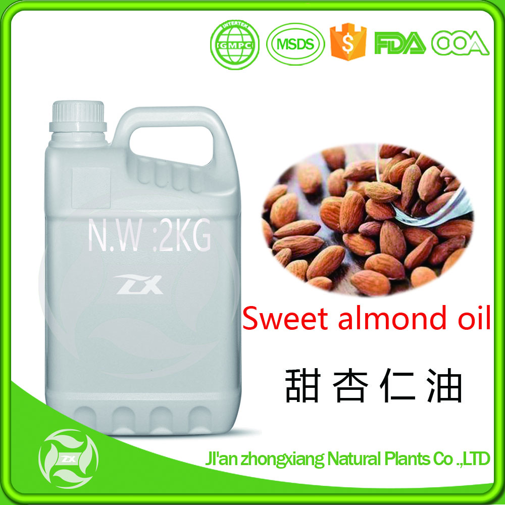 Wholesale 100% Organic Pure Sweet almond oil