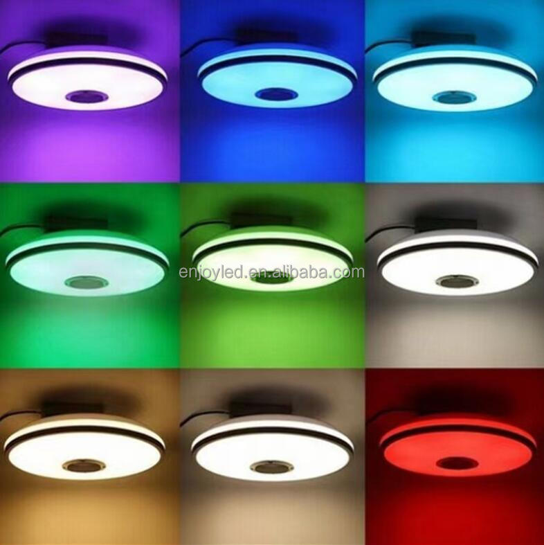 30 / 33cm intelligent BT music lamp app modern simple children's room study bedroom balcony led ceiling lamp