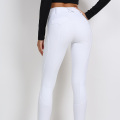 White Performance Horse Riding Tights For Rider