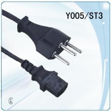 power cable with plug