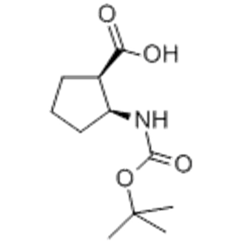 CIS-2- (TERT-БУТОКСИКАРБОНИЛАМИНО) -1-ЦИКЛОПЕНТАНКАРБОКСИЛОВАЯ КИСЛОТА, 98 CAS 136315-70-3