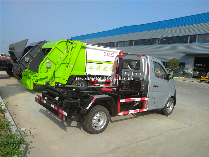 ChangAn شاحنة القمامة مصغرة يمكن رفع دلو