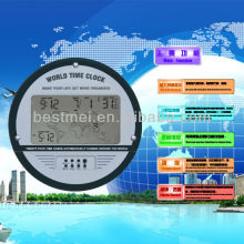 Big LCD practical digital world time clock