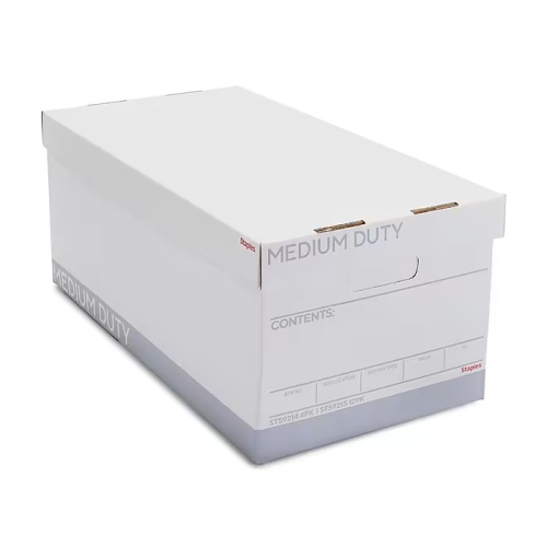 Sustainable 60% Recycled EZ Fold Corrugated File Box