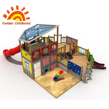 Indoor Or Outdoor Playground Equipment Combination