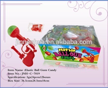 elastic ball gum candy