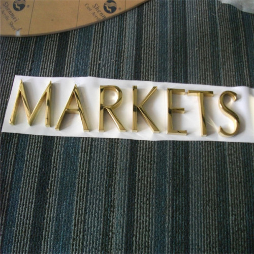 Outdoor Flat Cut Metal Letters Signs