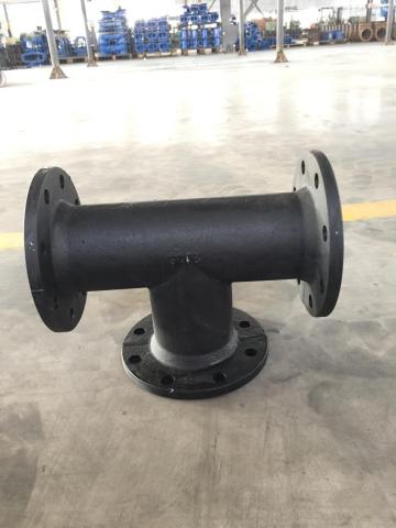 Ductile iron all flanged  tees