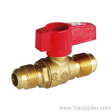 Csa 1/2;5psig Approved,flare / Flare Brass Gas Ball Valve With Aluminum Lever Handle?