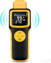 2-in-1 Pin and Pinless Portable LCD Timber Damp Detector