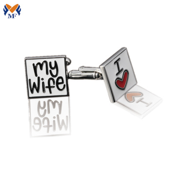 High quality base metal cufflink gift set