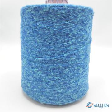1/9NM POLYESTER MELANGE BRUSH YARN VARIEGATION SPOT YARN
