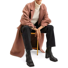 New autumn and winter Pink winter women coats plus size women's coats wool coats for women