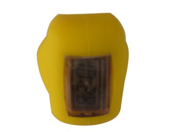 Eco - Friendly, Harmless Yellow 3atm Water Resistant Japan Movement Finger Ring Watch