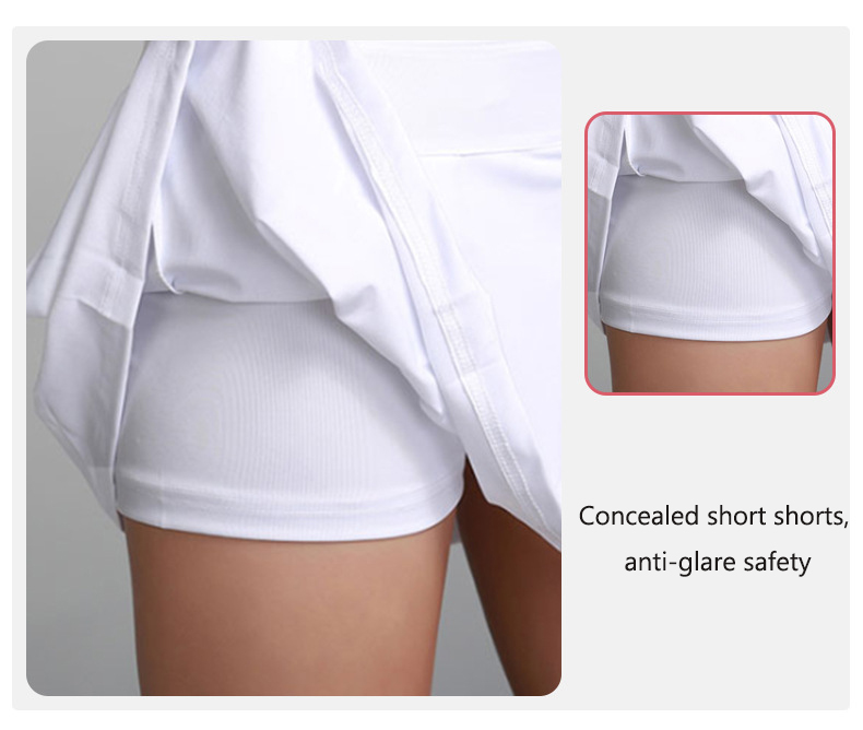 anti-glare safety short tennis wear