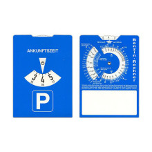 Custom Logo Blue Waterproof Car Parking Timer Clock Disc - Affordable & Personalized Solutions