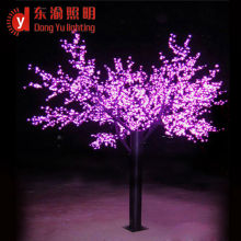 Pink cherry blossom outdoor lighted twig Christmas tree