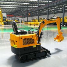 excavator penggali mini 1.0ton digunakan di taman