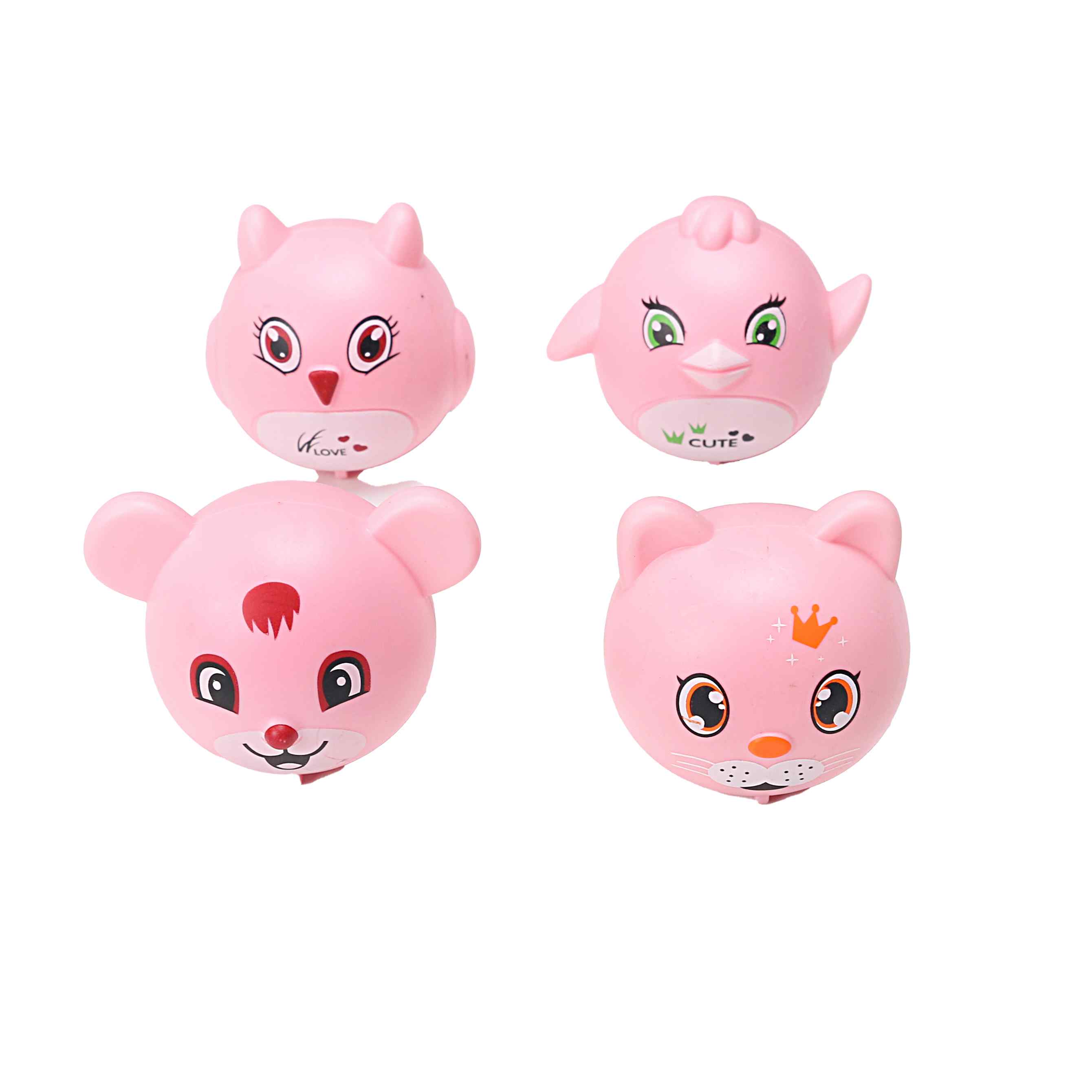 Задняя часть машины розовая голова кошка Back of the car pink head cat