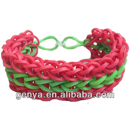 Fashion Hot Sale DIY rubber bands bracelet