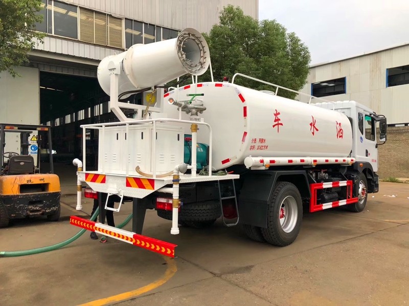 Showcase of sprinkler truck