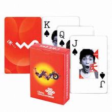 Novelty promotional gifts playing cards, 280gsm paper