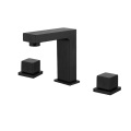 Matte Black Brass Hot and Cold Basin Faucet