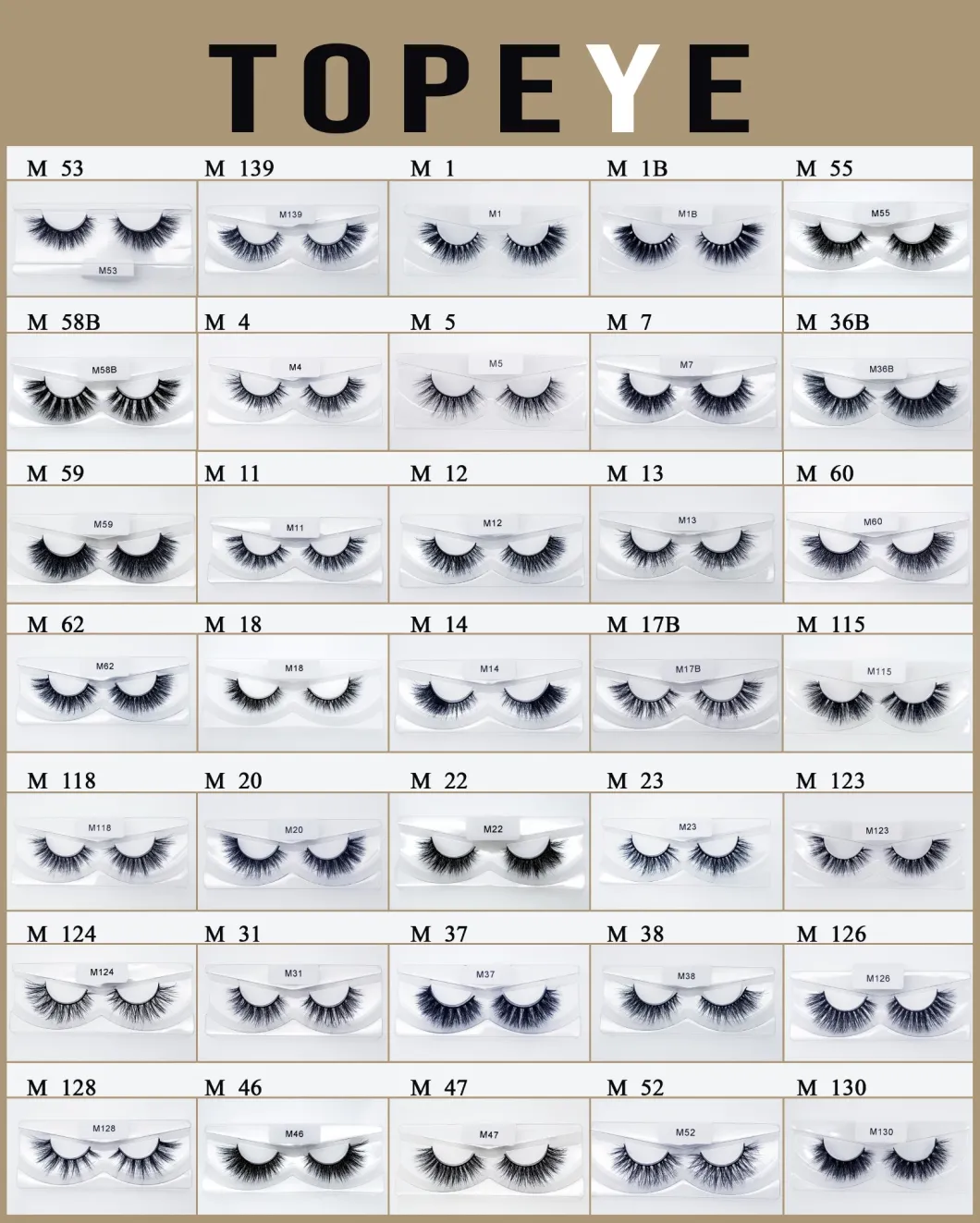 Wholesale Eye Lashes 3D 5D Strip Mink Eyelashes with Eyelash Customized Package