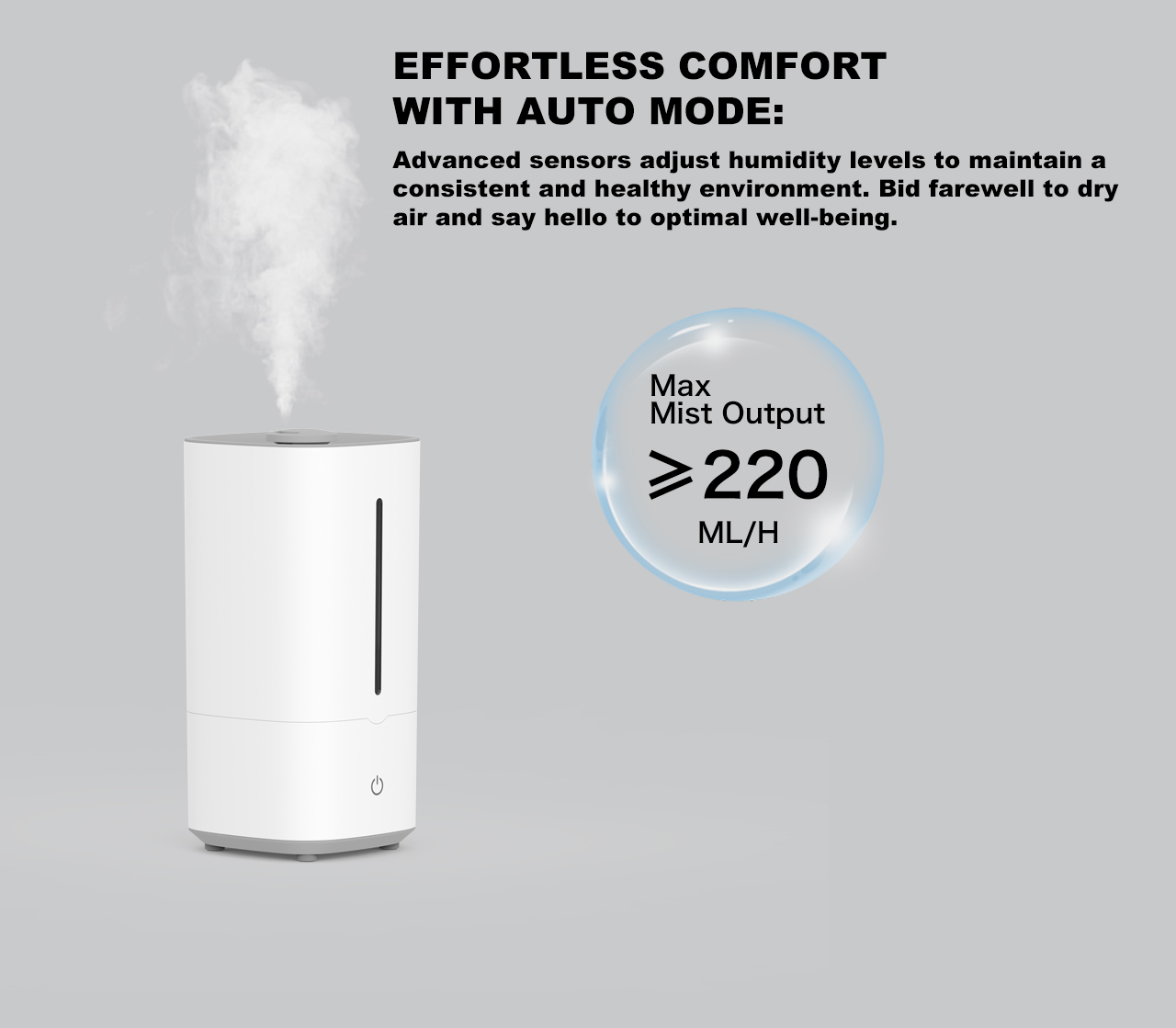 HTJ-2201 humidifier mist output HTJ-2201 humidifier mist output